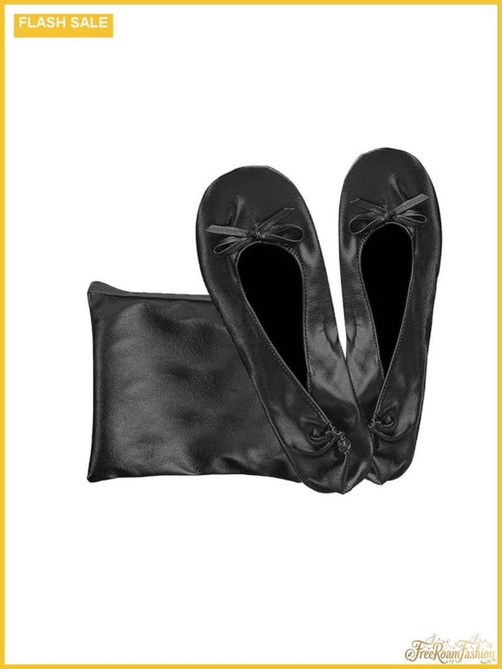Foldable Flat Shoes With Carry Pouch